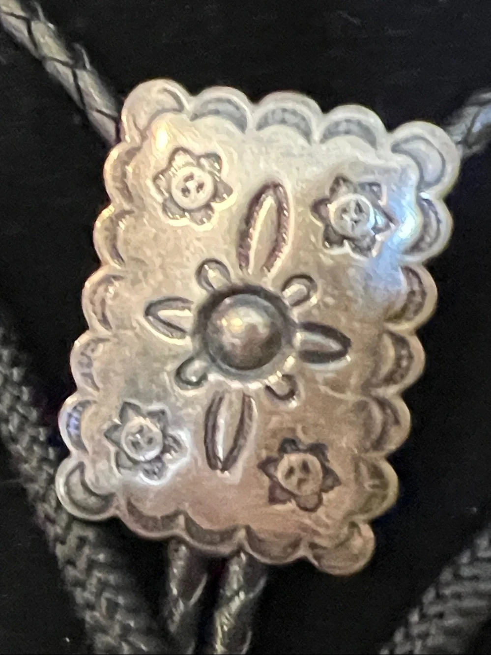 2 Vintage Western bolo ties